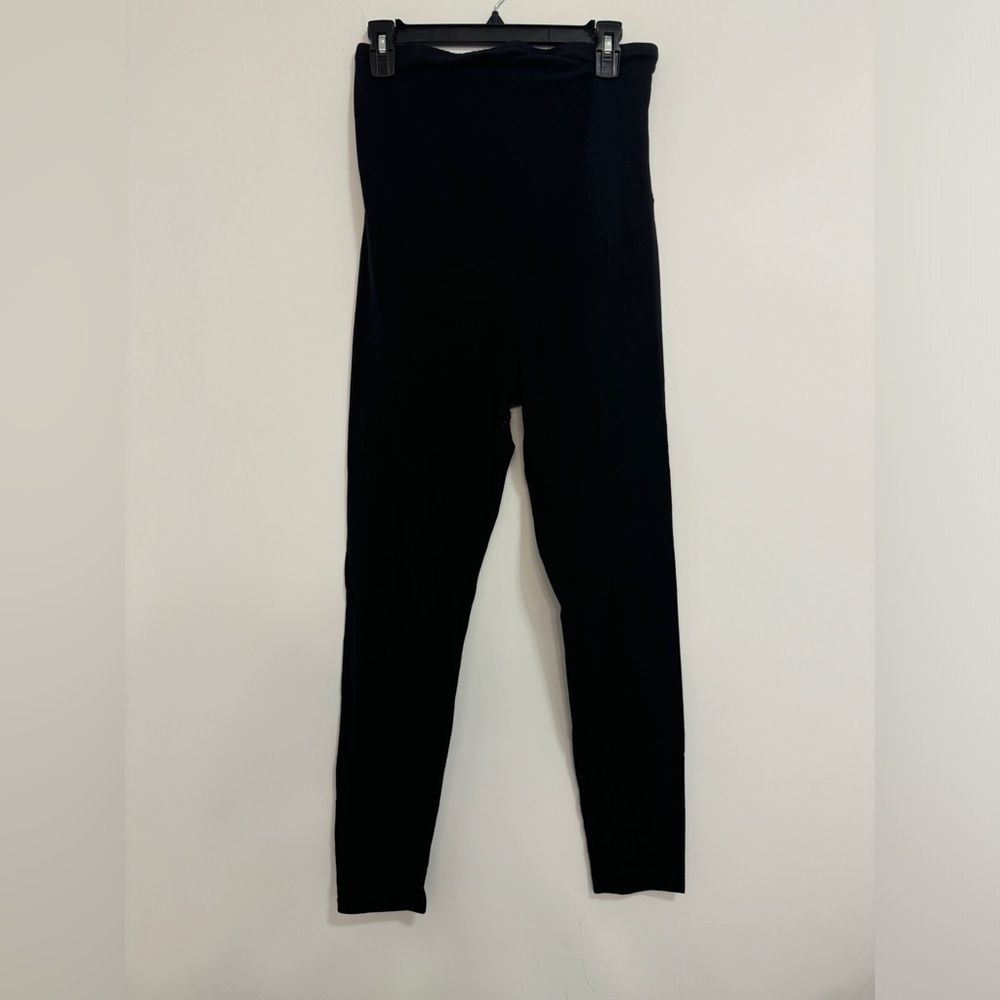A: Glow large black maternity leggings